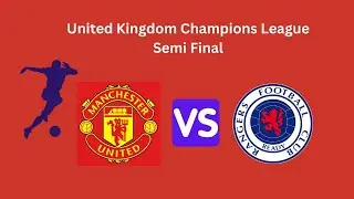 Manchester United vs Rangers UK Champions League Semi Final [FIFA 08]