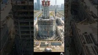 Building a modern skyscraper in the city #timelapse #building #skyscraper
