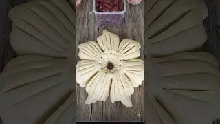 Making dough as flowers