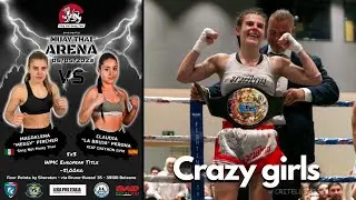 WMC Muay Thai Title Fight! (Magdalena Pircher VS Claudia Perona) | South Tyrol VLOG