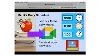 Joining a Meet from Published to Web Slide link