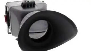 Albinar VF-7 Universal Foldable LCD 3X Viewfinder with Low Angle Attachment for 3.0