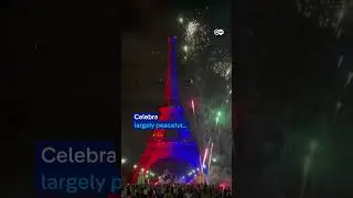 PSG celebrations after 5-0 Champions League victory turn violent | DW News