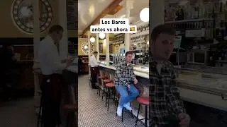 Los bares antes vs ahora #humor #bar #camarero #restaurante