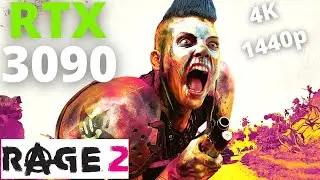 RAGE 2: RTX 3090 + Ryzen 7 5800X | 4K, 1440p | Max Settings