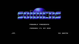 Commodore 64 demo: Soldiers - Ferrari Formula One cracktro (1990)