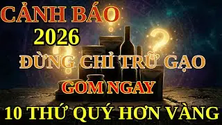 CẢNH BÁO 2026: Đám Đông Tranh Gạo, Người Tỉnh Giữ 10 Thứ Quý Hơn Vàng