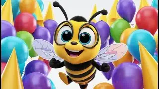 Benny Bee Builds a Slide | Fun Construction Song for Kids | Playful Bee Rhyme in English