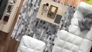 Luxury Contemporary Natural/Multi Area Rug Carpet |100% Handmade | Leather Canopus | MAT Living USA