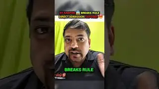 IIT KANPUR EXPOSED 😡 DIRECT ADDMISSION 😲 #iitkanpur #jee #jeemains #olympiad #jeeadvanced #VED #iit