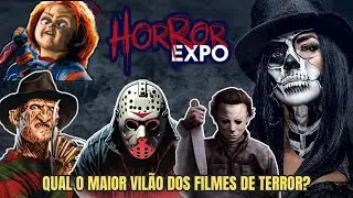 Visitamos a HORROR EXPO 2025 e perguntamos: qual o vil&atilde;o mais assustador do cinema?