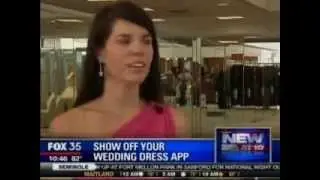 FOX news Orlando on Pickn'tell's newest high-tech fashion feature for Alfred Angelo