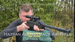 Пневматическая винтовка Hatsan Alpha Black .22, ПОЛНЫЙ ОБЗОР, море удовольствия от стрельбы по фа...