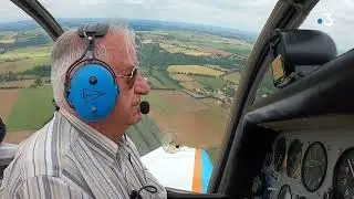Passionné d'avion, à 82 ans Pierre Claude ne veut pas renoncer à voler