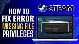 How to Fix Steam Error Missing File Privileges