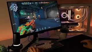 Valorant POV on 240Hz | Aesthetic Setup | Keyboard and Mouse ASMR 4K