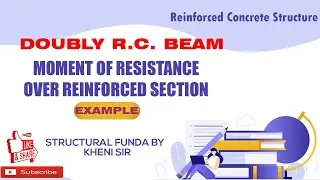 Ex 02 | ANALYSIS OF DOUBLY BEAM | MOMENT OF RESISTANCE | OVER REINFORCED SECTION