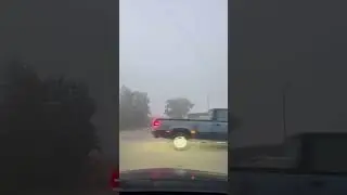 Driving Through Heavy Morning Fog 🌫️ Mysterious Road Ahead #Shorts #FogDrive
