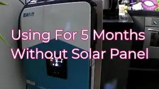 EASUN POWER 4.2KW Hybrid Inverter,,Using 5 Months Without Solar Panel,,,,