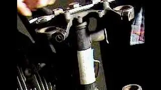 Yamaha CT175 restoration - steering column removal