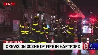 Crews responding to structure fire on Hudson Street in Hartford