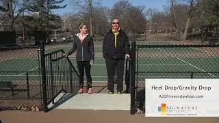 Heel Drop or Gravity Drop Exercise