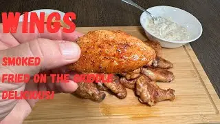 Smoked and Griddled Wings!