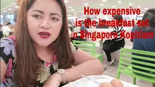 How expensive is the breakfast set in Singapore Kopitiam?