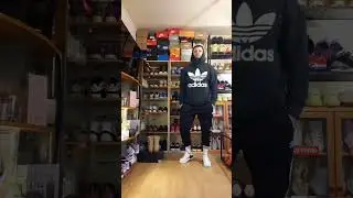 into full Adidas outfit with Adidas Pharrell Williams nmd