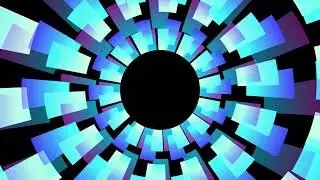 Circle tunnel |  Stock video | multi color | Background | Circle | celebration |Abstract  design