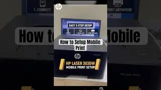 HP Laser 303DW Wi-Fi/Mobile print Setup #wifisetup #wifipassword #hpsmart #hpprinter#hpprinter