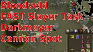 Bloodveld + Cannon spot OSRS + Darkmeyer UNLOCKED FINALLY!