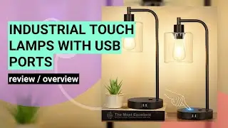 Review of the 2024 Upgraded Industrial Touch Control Table Lamps