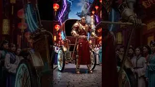 Steampunk China: Medieval Meets Sci-Fi! ⚙️🏮 #shorts #steampunk #china #scifi #artai #fantasy