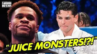 RYAN GARCIA ACCUSES DEVIN HANEY OF JUICING AFTER BRIAN NORMAN KNOCKDOWN! DEVIN HITS BACK!
