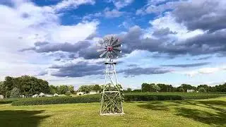 Ohio farm blustery afternoon 💨 real time & sounds, 10 August 2024