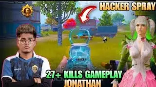 Jonathan 27+ kills gameplay 🔥| Jonathan hacker car spray live  #jonathangaming @RkdGaming0