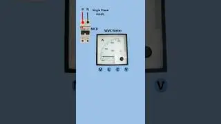wattmeter connection diagram #shorts#wattmeter by @electricalknowledge #yout #youtubeshorts#shorts