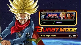HOW TO GET 6000 BURST MODE SCORE USING FUTURE SAGA: ANDROID #17 & #18 EVENT: DBZ DOKKAN BATTLE