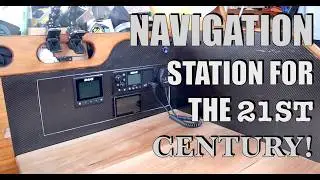 Navigation desk redesign with B&G, Victron and carbon fiber. S2 Ep24