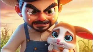Farmer and Rabbit Ki Dosti | Hindi Moral Story | Moon Animation Style #HindiAniamtion #MoonAnimation
