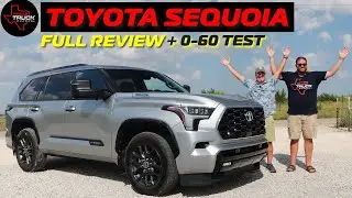 Toyota Sequoia Platinum 4X4 — буксировочный аппарат премиум-класса — полный обзор + 0-60