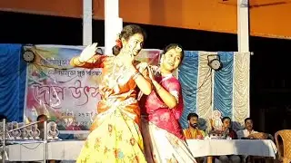 Aji mone mone lage hori | dance | Purbita & Debadrita | with Debadrita