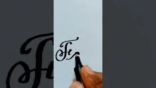 Faria #beautiful name #comment your name #magic #calligraphy #art #name #handwriting #viral #shorts