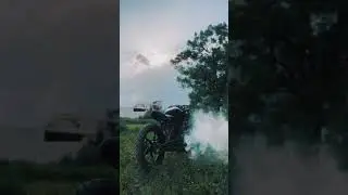 🔥Rate the transition 😀#bike #custom #modified #bikemodification #punjab #rider #tractor #viral
