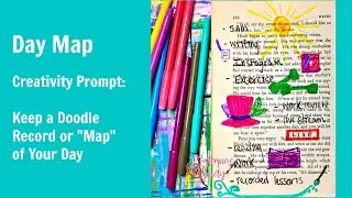 Day Map - Masterpiece Society Creativity Prompts for June
