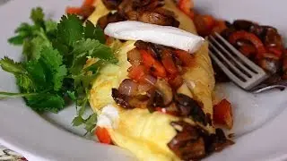 How To Make an Omelet : Vegetable Omelet Recipe Video