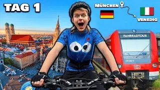 Ich radel nach Italien! | München Venedig Radweg | Tag 1