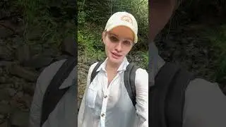 Покупались в водопаде и пошли дальше