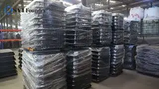 Factory Seller Rectangle Double Seal Double Cover Concrete Cast Iron Manhole Cover En124 D400, Manho
